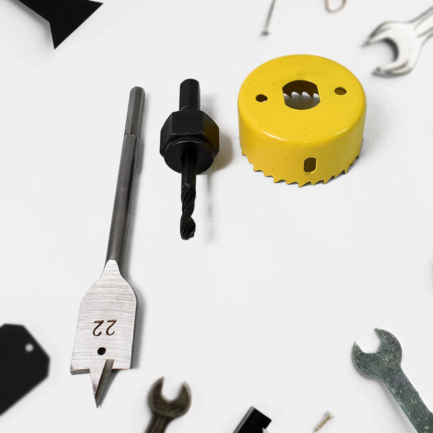 Door Lock Installation (22mmx150mm) Hole Saw Kit (1 Set) - Zidbik