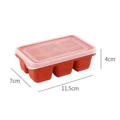 4750 6 Cavity Silicone Ice Tray Used In All Kinds Of Places Like Household Kitchens For Making Ice From Water And Various Things And All. - Zidbik