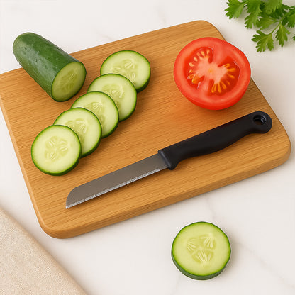 Supermom Stainless Steel Kitchen Laser Knife (10 Pc  Set) - Zidbik