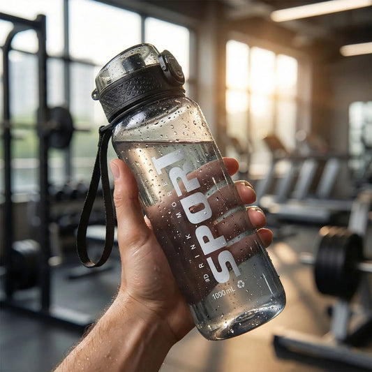 1000 Ml Leakproof Sports Water Bottle (1 Pc) - Zidbik