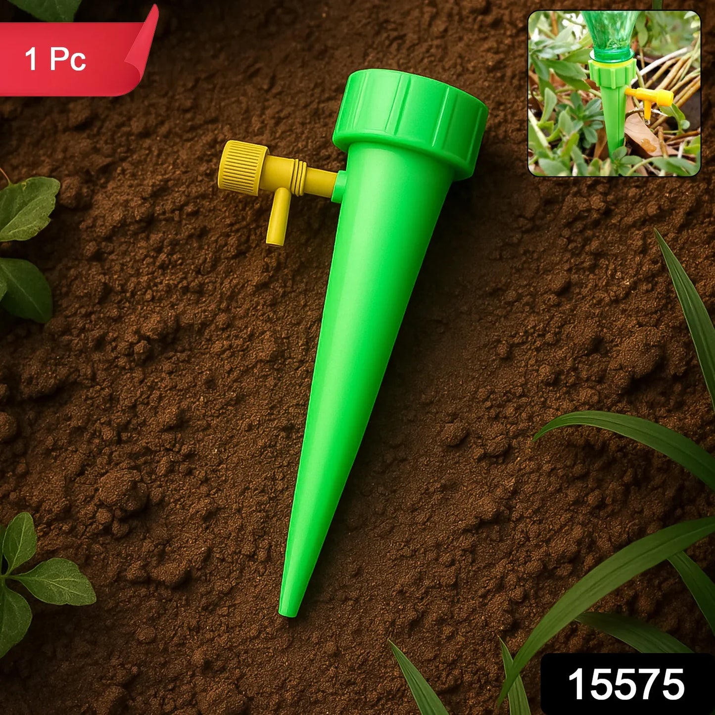 Green Plant Watering Spikes Self Watering Spikes (1 Pc) - Zidbik