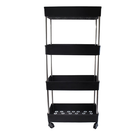 Movable Storage Rack Trolley - Zidbik