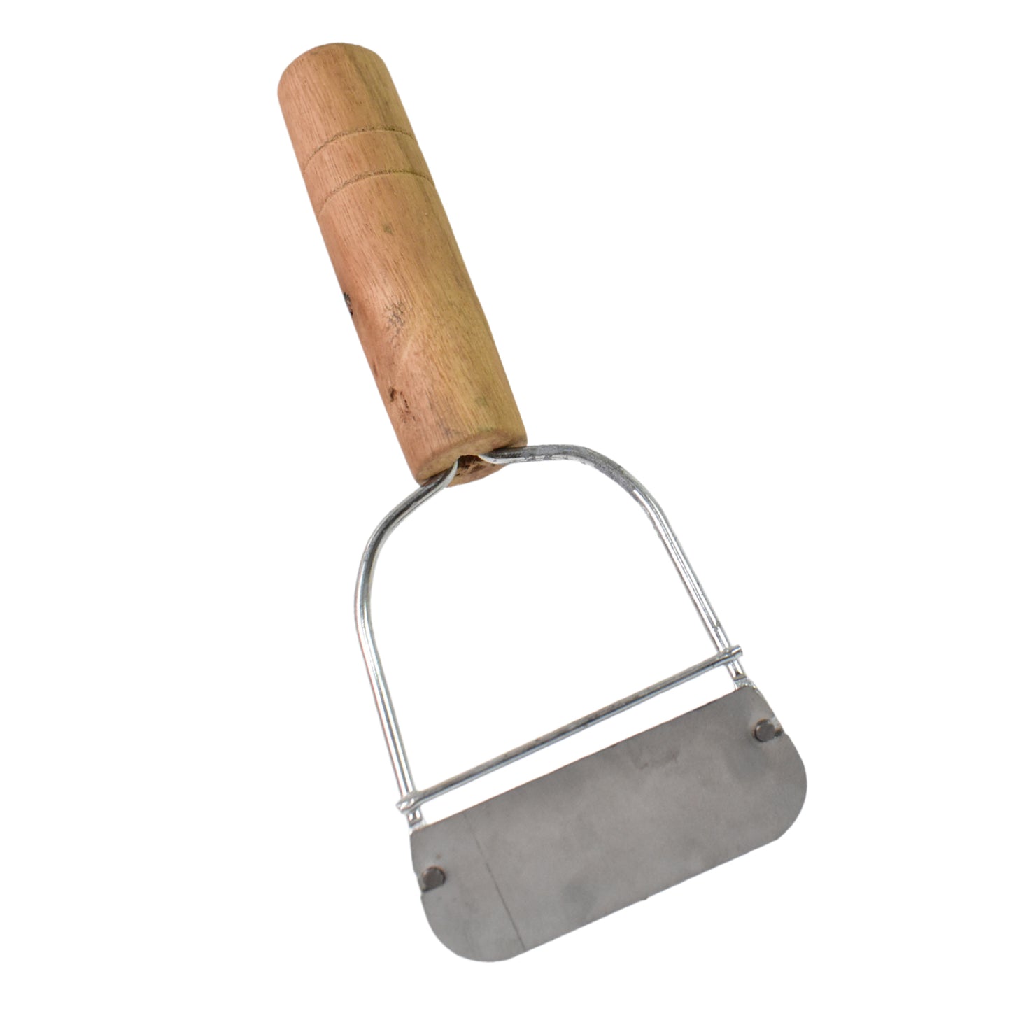 Wooden Handle Metal Vegetable Cutter Peeler Slicer (1 Pc) - Zidbik