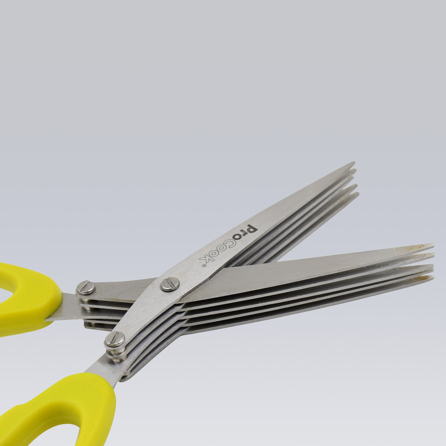 Multifunction Vegetable Stainless Steel Herbs Scissor With 5 Blades (1 Pc) - Zidbik