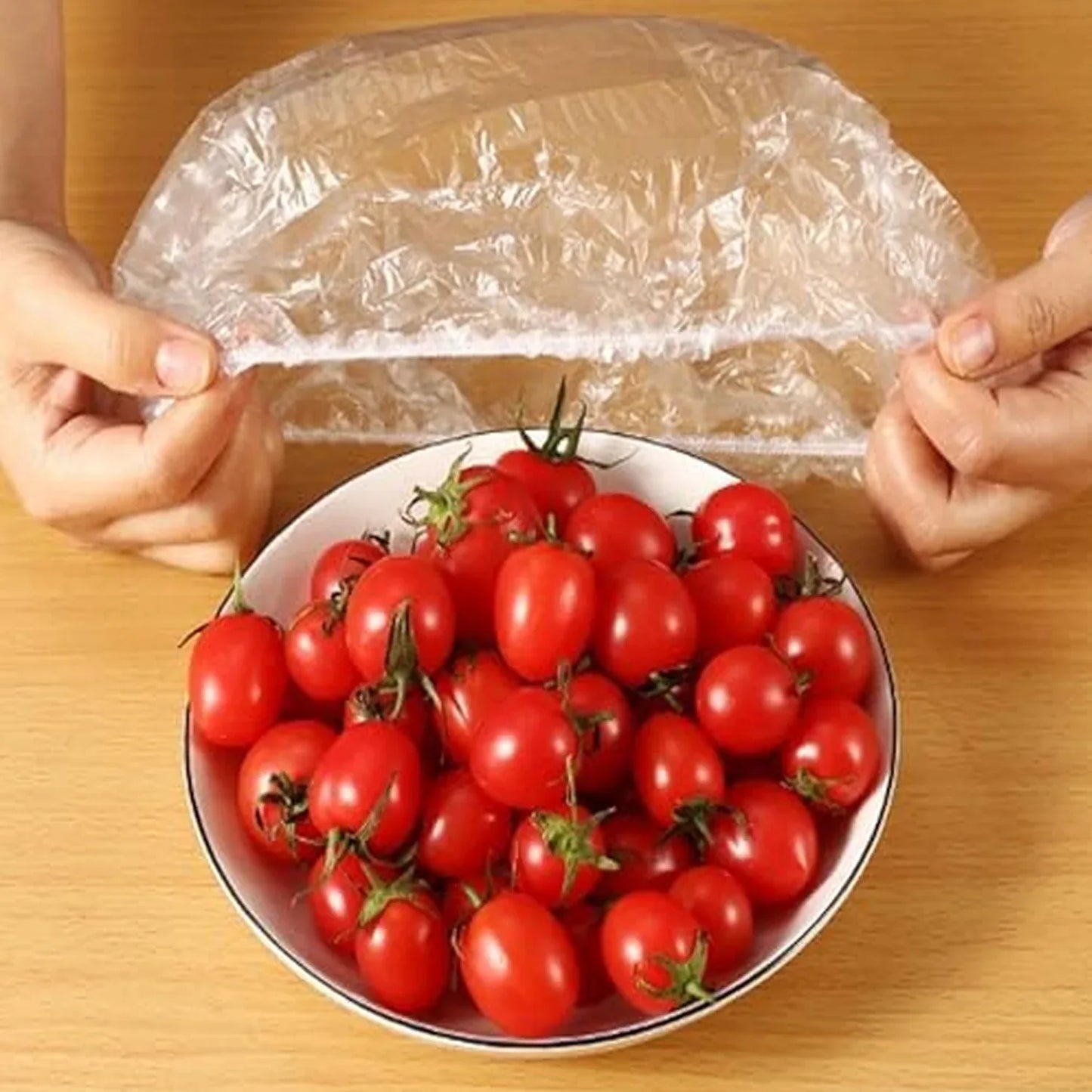 Disposable Elastic Food Storage Covers Bag (100 Pcs Set Big) - Zidbik