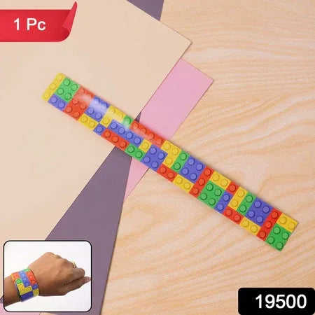 Colorful Snap Slap Bracelet Toy (1 Pc ) - Zidbik