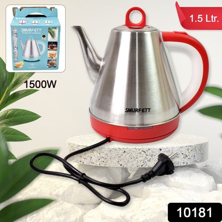 Stainless Steel Large Capacity Electric Kettle (1500w  1.5 Ltr.) - Zidbik
