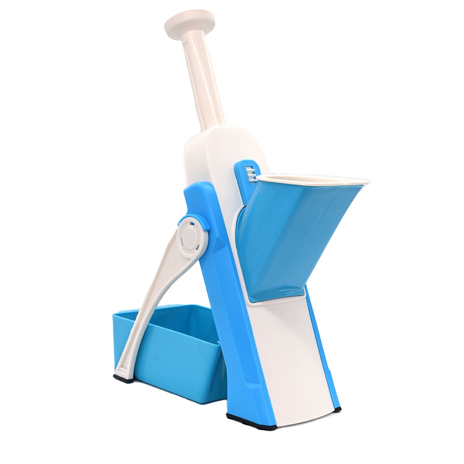 2803 Multi Functional Time Saving Adjustable Hand Press Vegetables Chopper - Zidbik