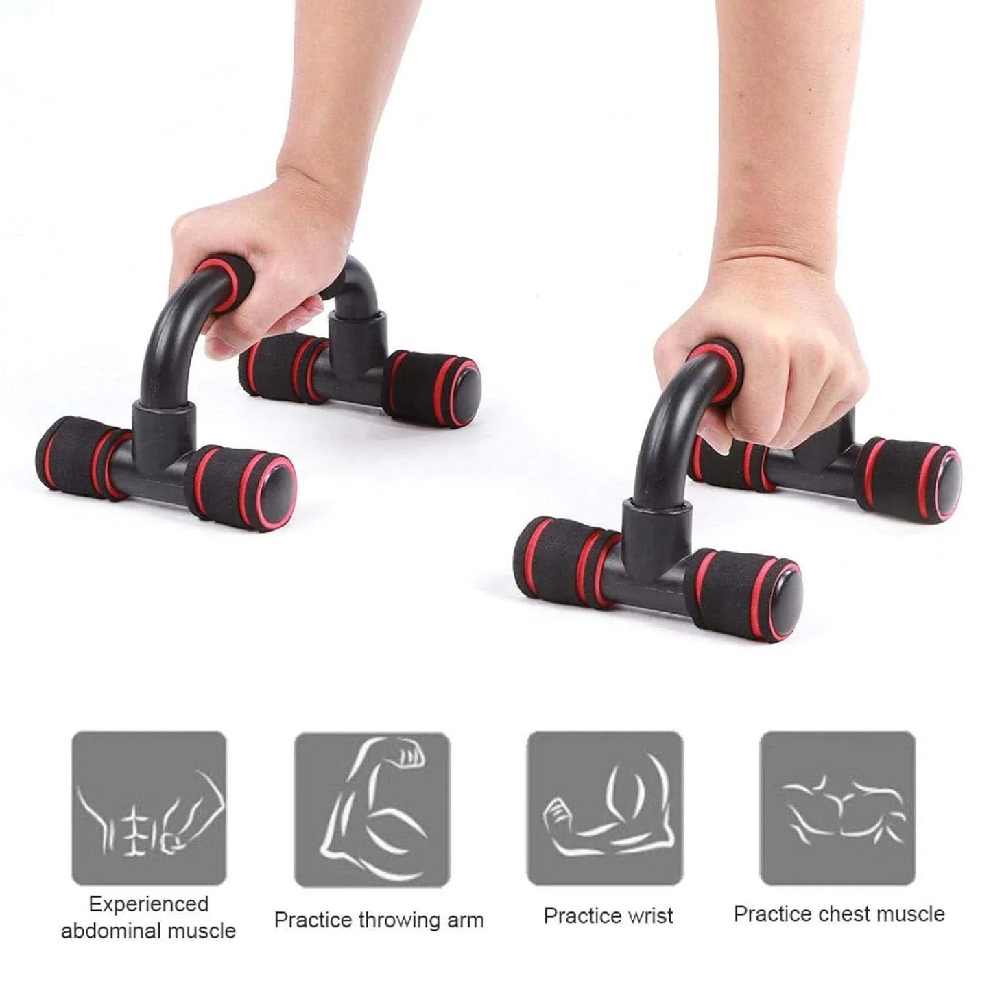Heavy-duty Push-up Bars Stand For Home Workout - Zidbik
