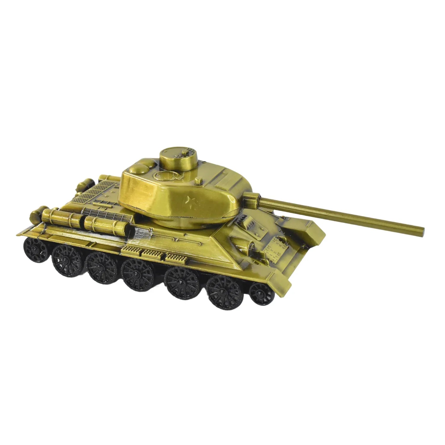 Retro Iron Art Tank Model Nostalgia Tank Crafts Home Decor Ornament Desktop Decorations For Office Living Room Childrens Room Gift (Metal) - Zidbik
