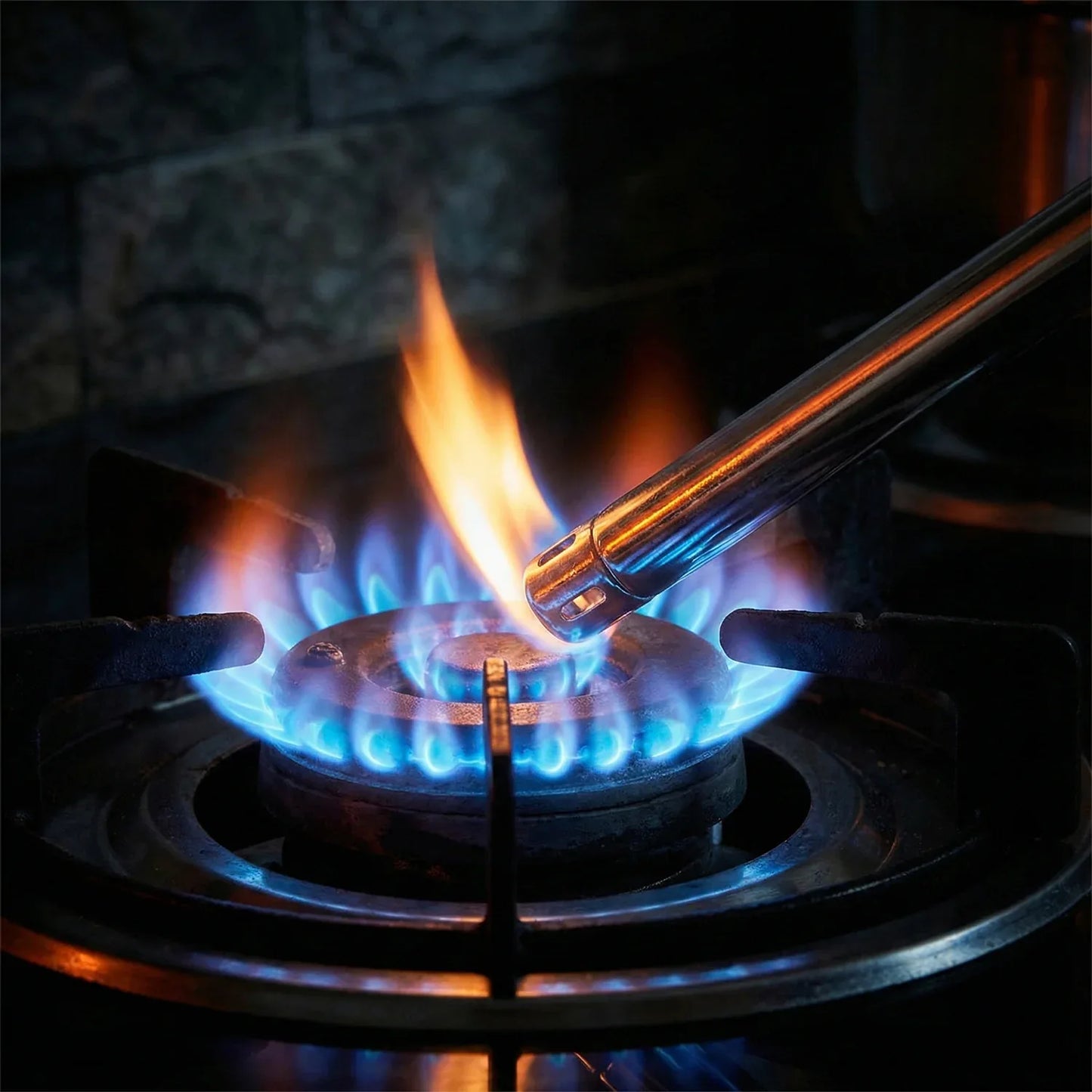 Extra-long Stainless-steel Gas Stove Lighter (1.5 Feet Length) - Zidbik