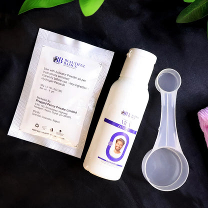 Beautiful Basics Mens Simple Bleach Cream Kit (1 Set) - Zidbik