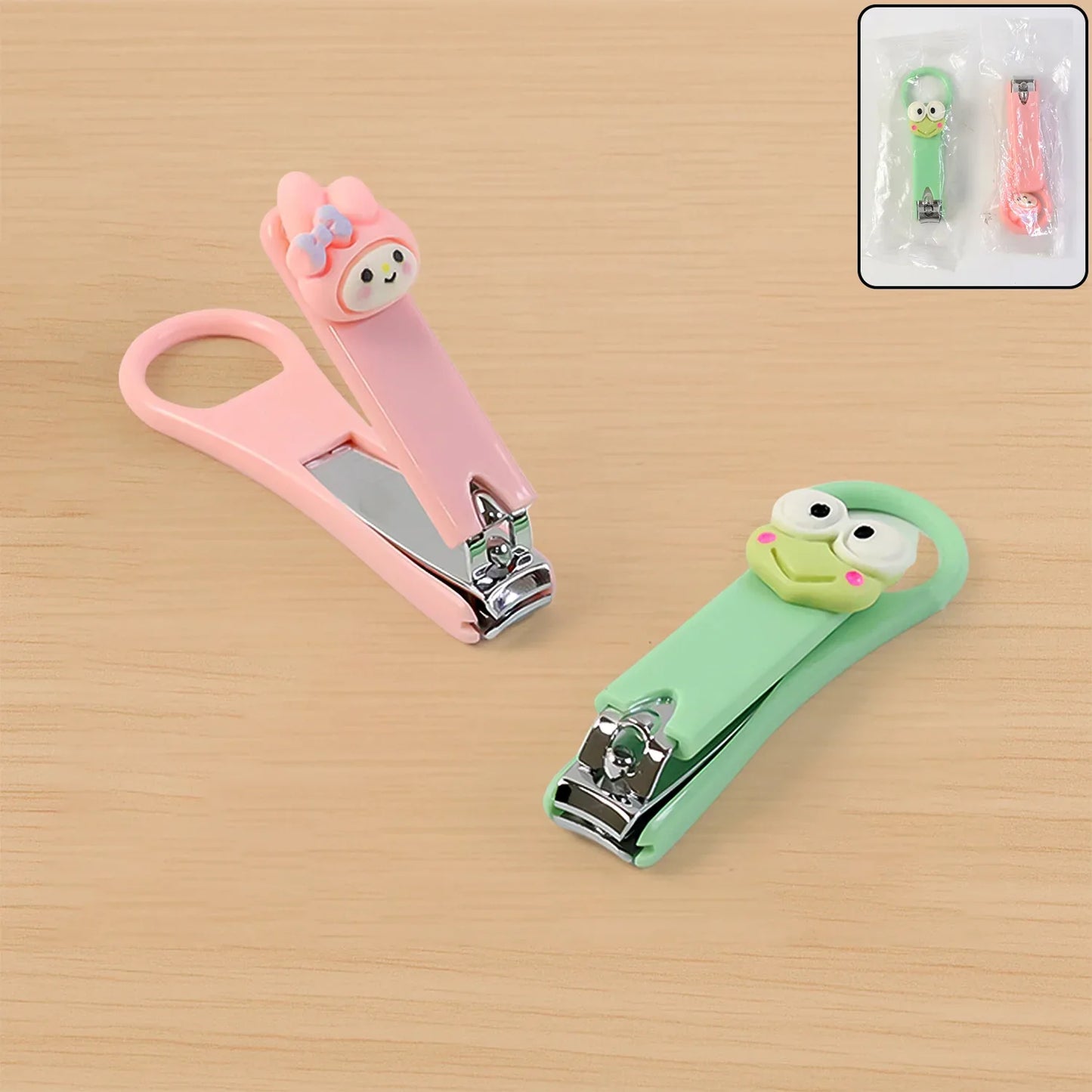 Cute Cartoon Nail Clipper For Kids L (1 Pc Random Design) - Zidbik