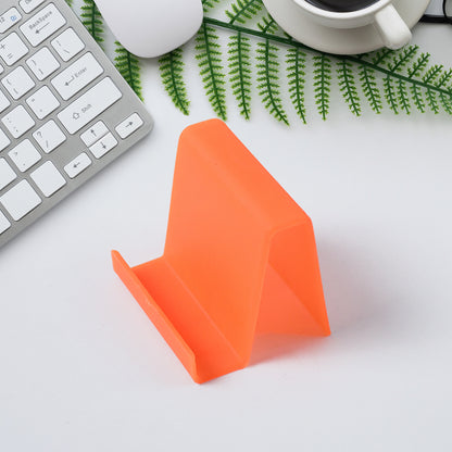 Durable Plastic Mobile Phone Stand With Angled Support (1 Pc  Mix Color) - Zidbik