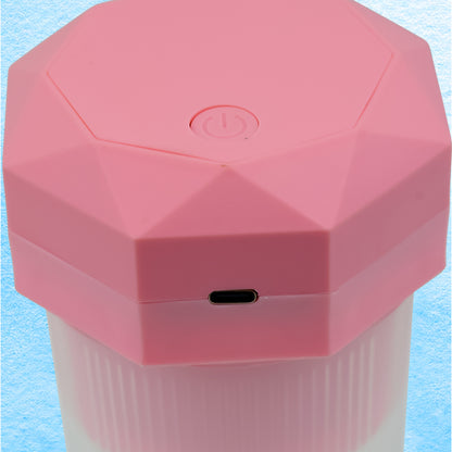 Portable Multifunctional Electric Juicer Cup Usb Juice Maker 6 Blade (350 Ml) - Zidbik