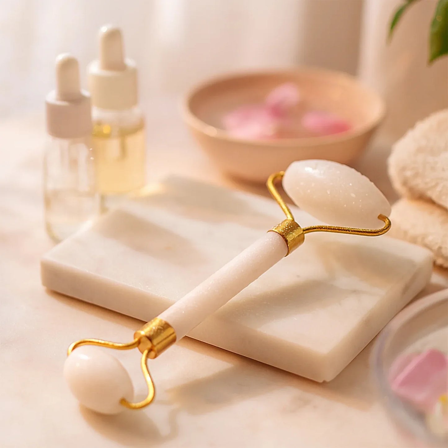 Dual-ended Face Massage Roller - (1 Pc) - Zidbik