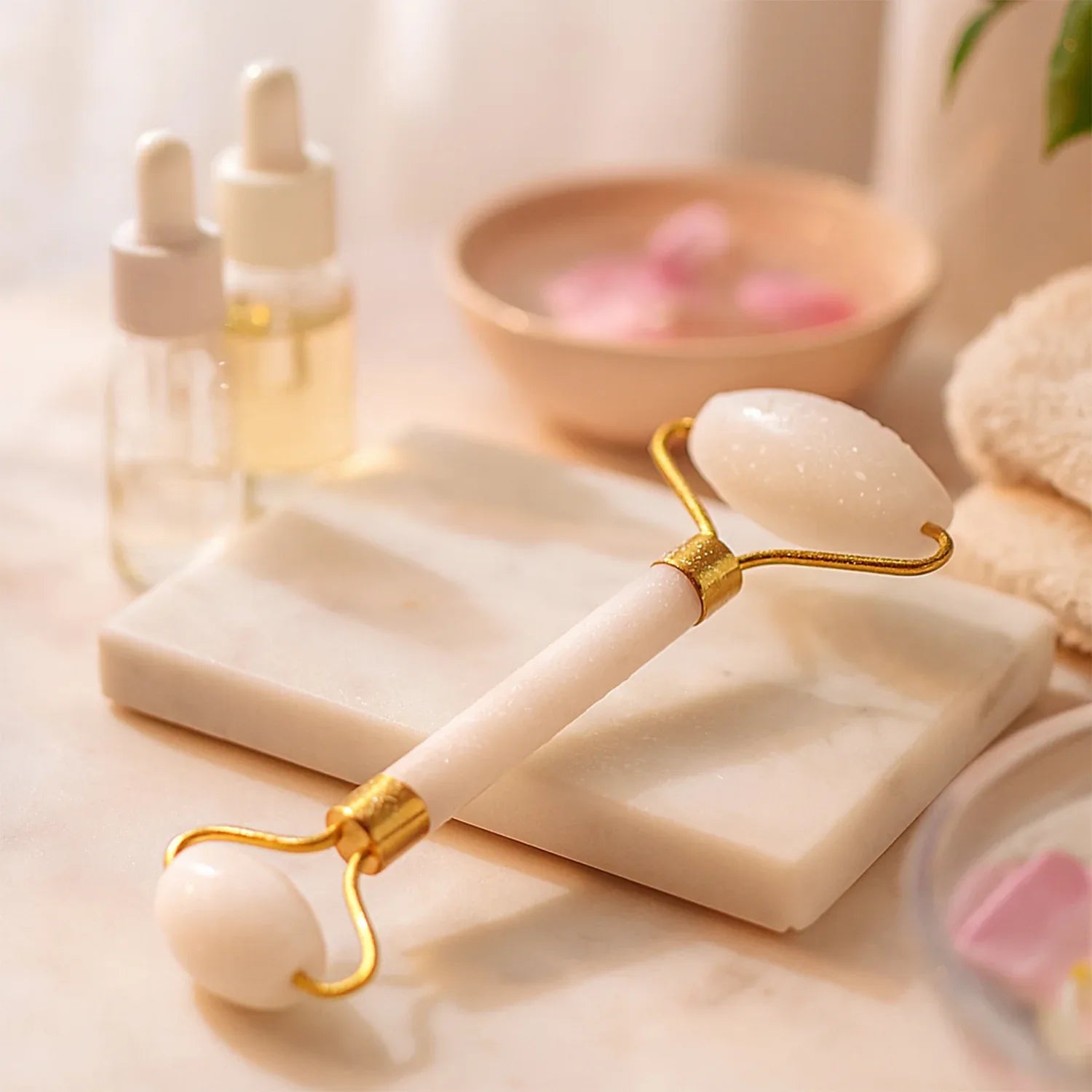 Dual-ended Face Massage Roller - (1 Pc) - Zidbik