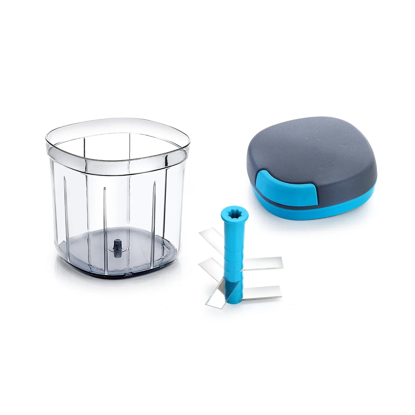 8107 Ganesh Master Chopper With 5 Stainless Steel Blades Xl Large Jumbo Chopper (900 Ml) - Zidbik