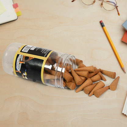 Dark Rose Dhoop Cones Premium Dark Rose Dhoop (120 Gm.) - Zidbik