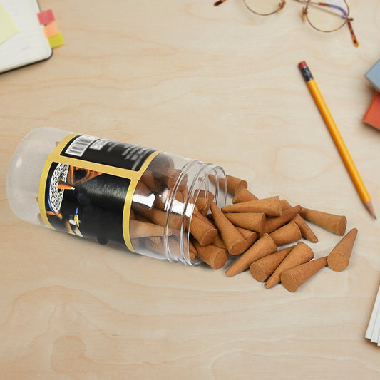 Dark Rose Dhoop Cones Premium Dark Rose Dhoop (120 Gm.) - Zidbik