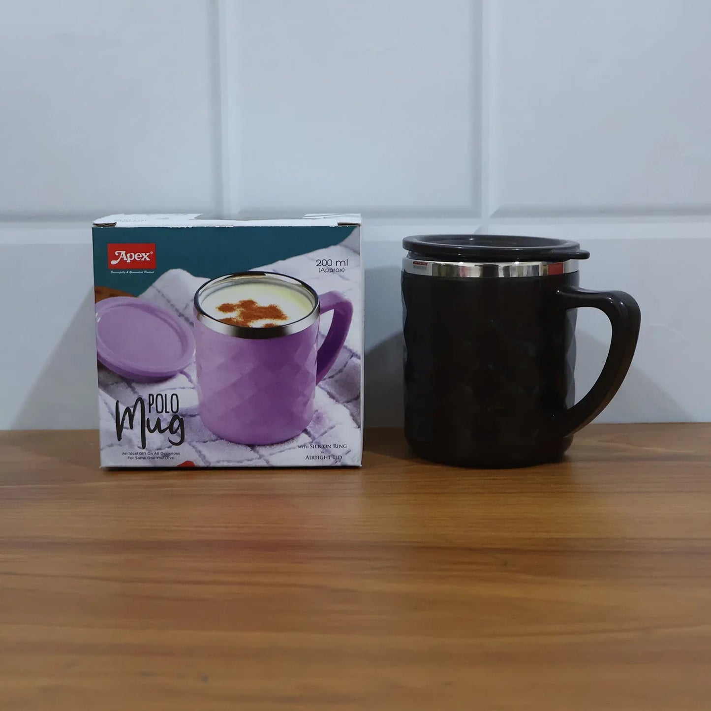 Apex Insulated Tea Coffee Mug - (1 Pc) - Zidbik