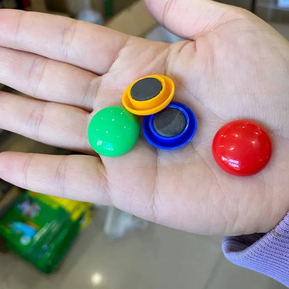 7866 Magnet Button Durable Magnetic Button Children Experiment Magnet Set Magnet Toy Sets Round Shaped Magnet Set ( Set Of 10 ) - Zidbik