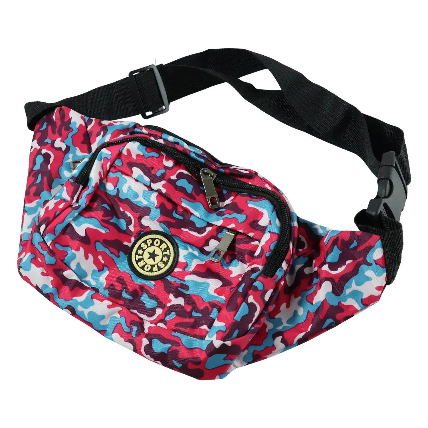 Stylish Multi-purpose Waist Bag Cross-body Sling Pouch (1 Pc) - Zidbik