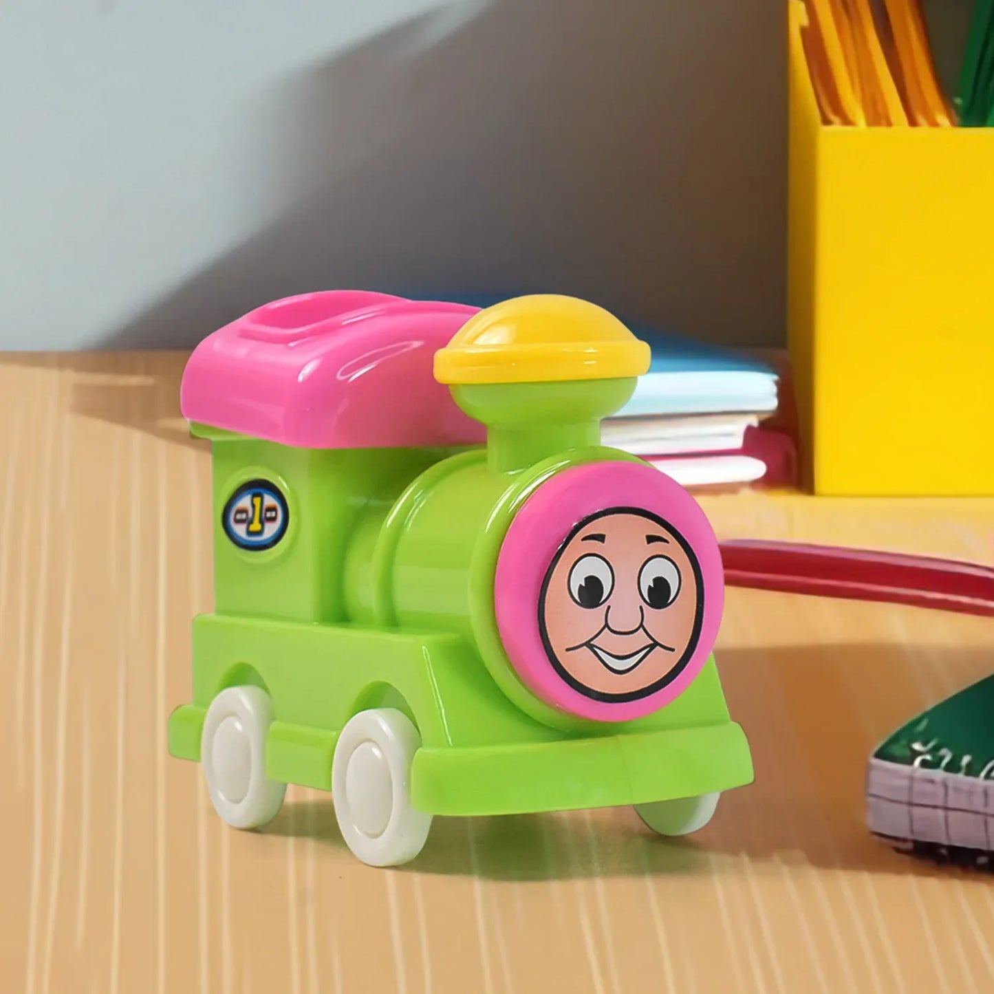 Train Double Hole Pencil Sharpener (1 Pc) - Zidbik