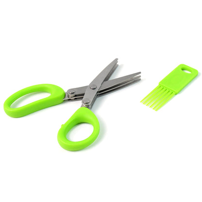 Premium 3-blade Multipurpose Kitchen Scissors With Cleaning Comb - Zidbik