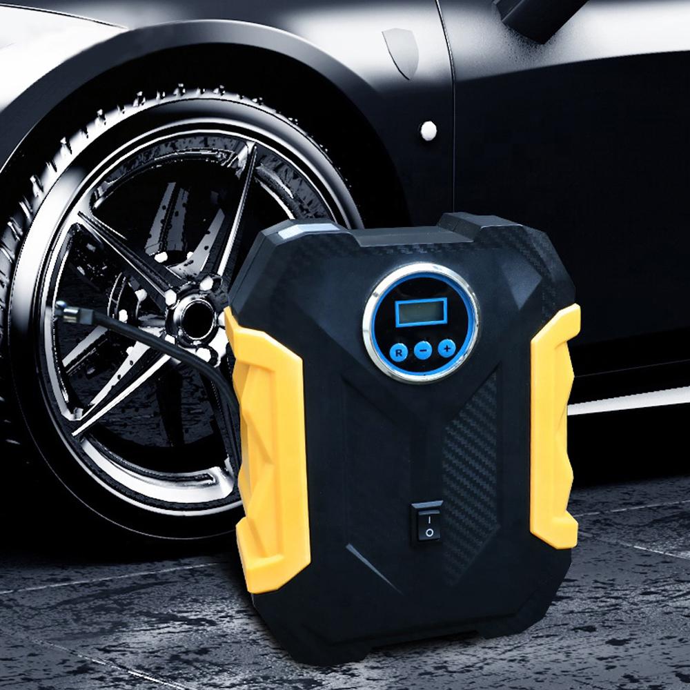 1618 Portable Electric Car Air Compressor Pump For Car And Bike Tyre - Zidbik
