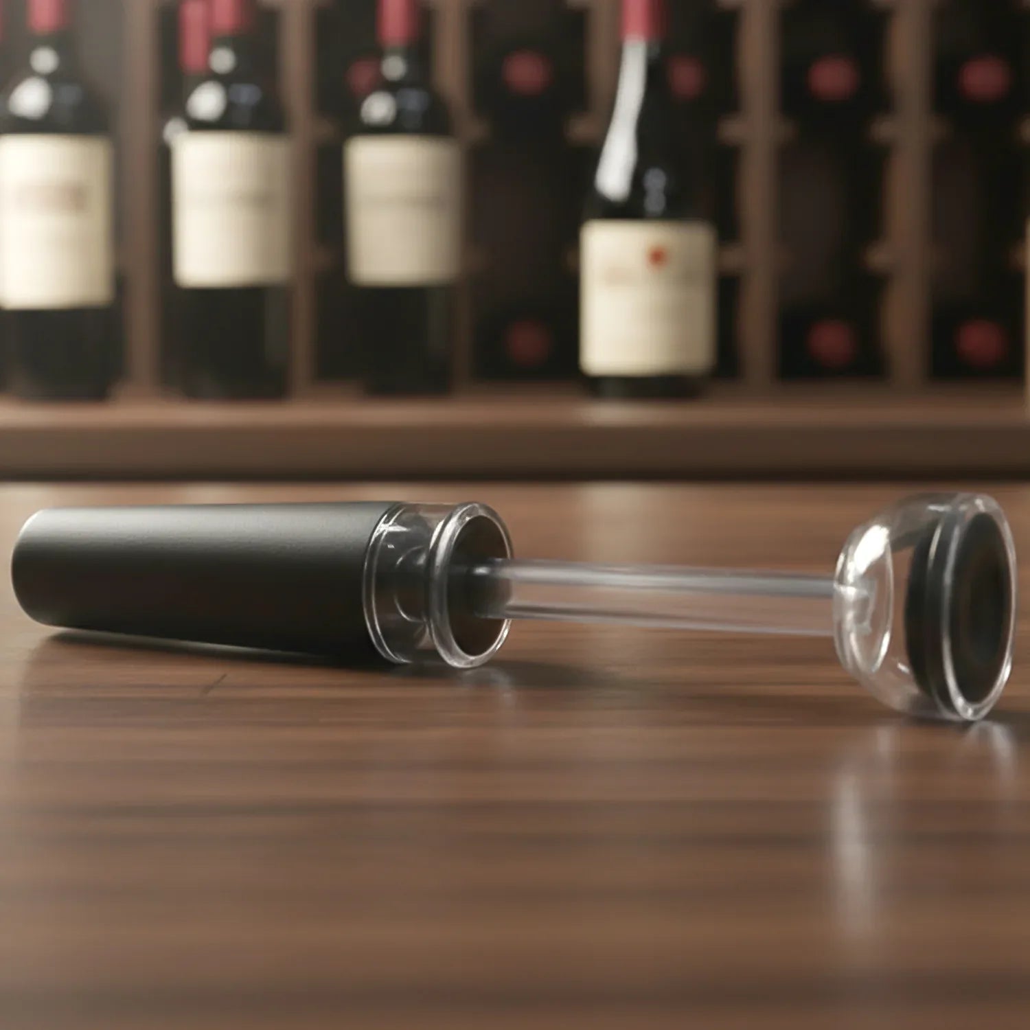 Premium Wine Poorer And Vacuum Bottle Stopper Set (2 Pc) - Zidbik