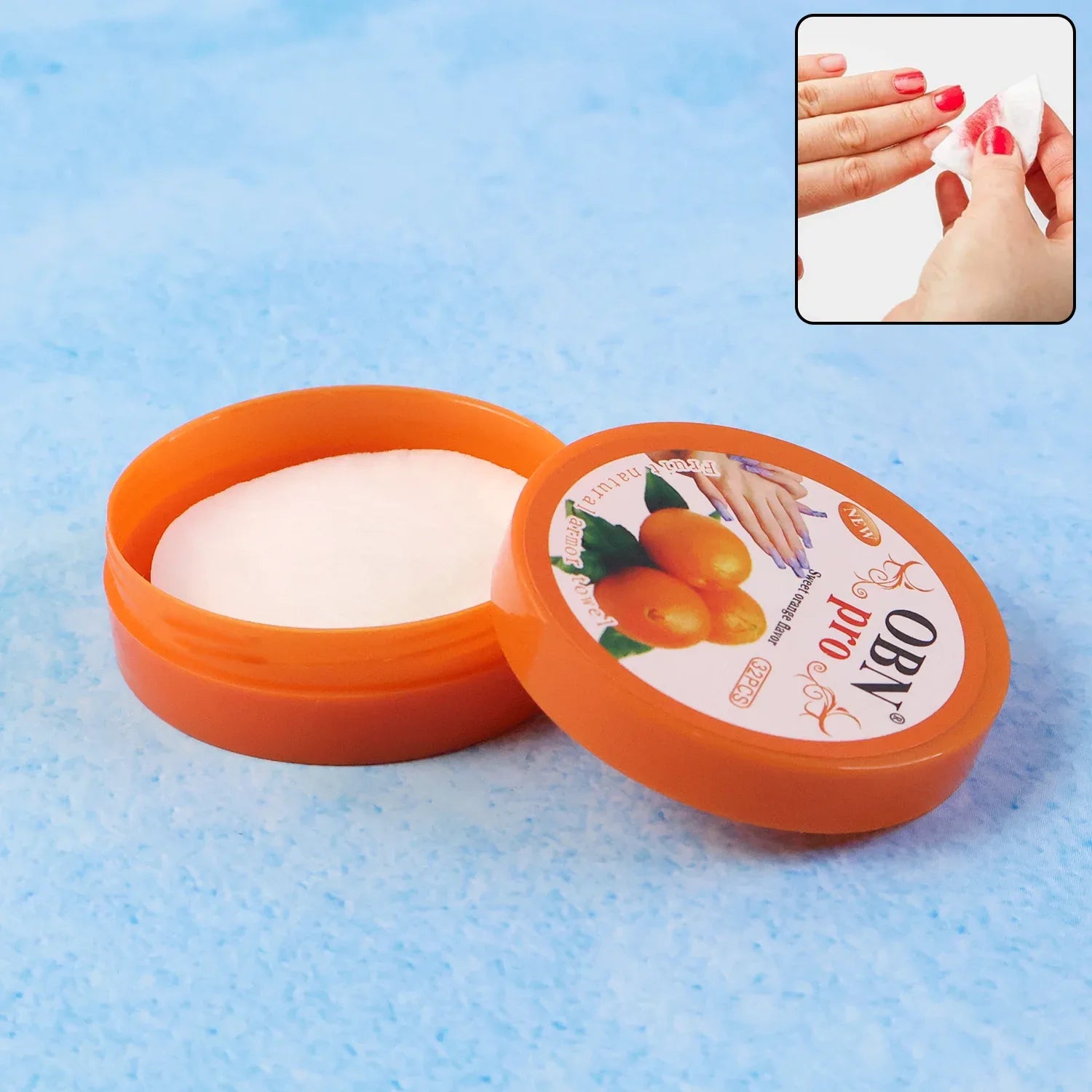 Obi Pro Nail Polish Remover Wipes (1 Pc) - Zidbik