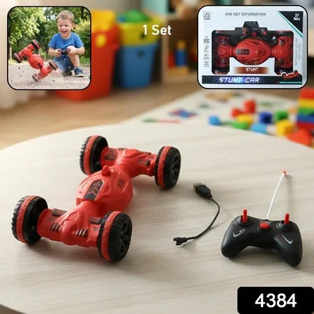 Remote Control One-key Deformation Stunt Car (1 Set) - Zidbik