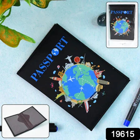 Stylish Printed Passport Holder Cover (1 Pc) - Zidbik