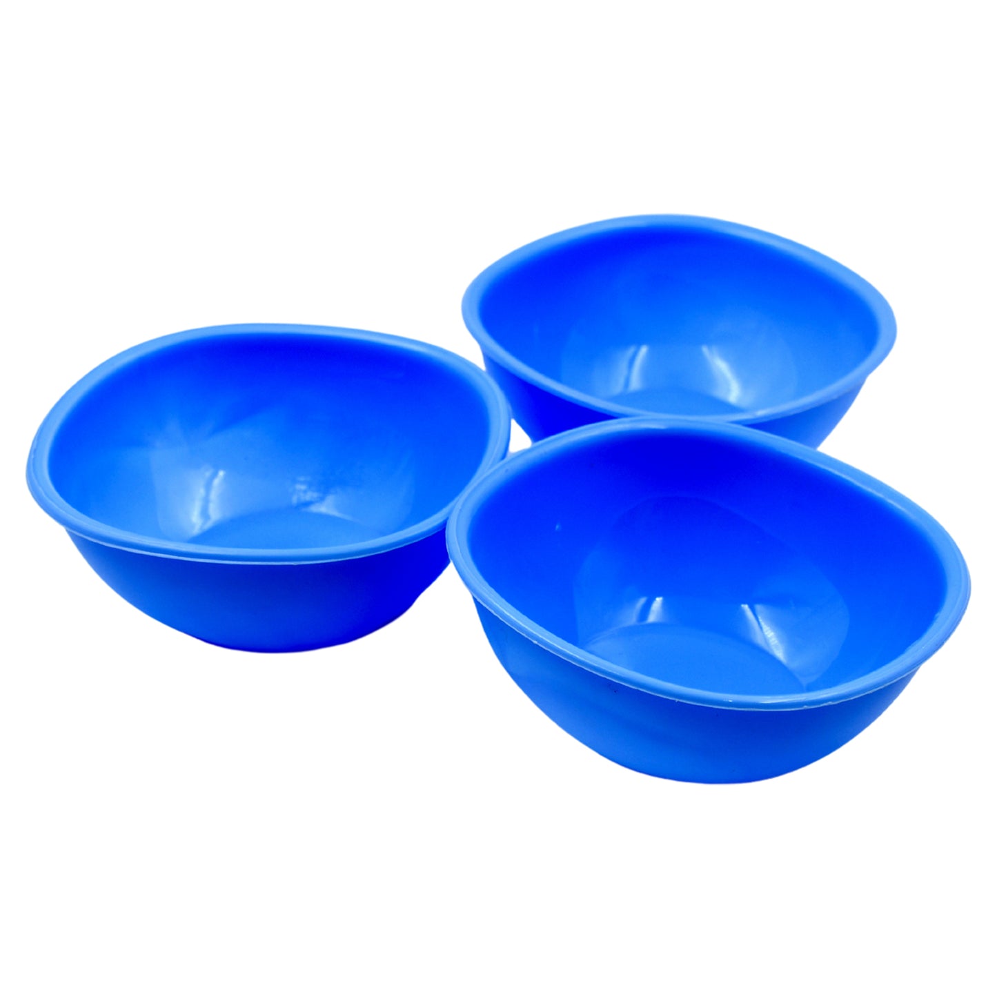 5722 Bpa Free Plastic Bowl Set For Cereal Salad Rice Soup Pasta Snack Bowl Microwave Safe Dishwasher Safe (3 Pcs Set) - Zidbik