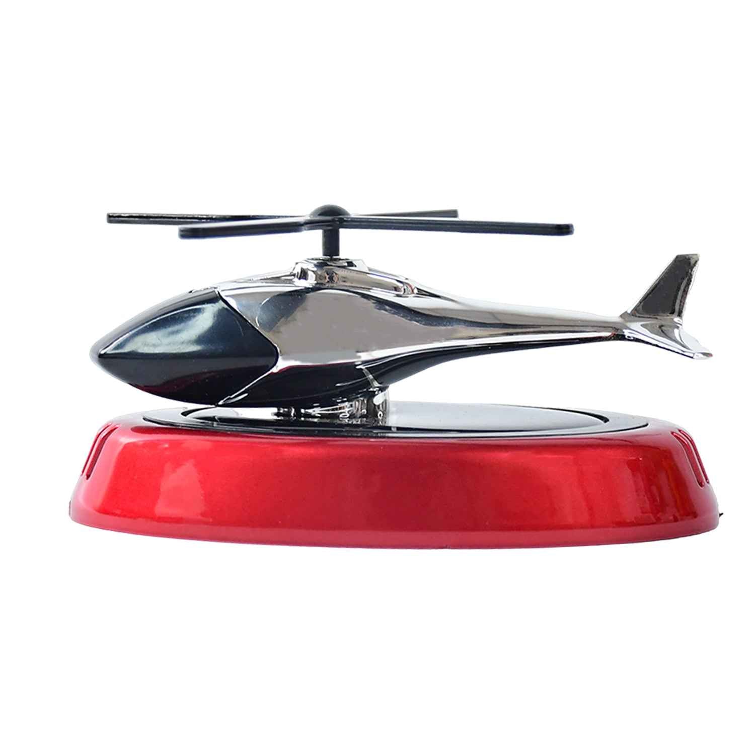 Solar Helicopter Car Air Freshener - Solar-Powered Rotating Freshness Solution