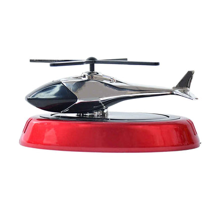Solar Helicopter Car Air Freshener - Solar-Powered Rotating Freshness Solution