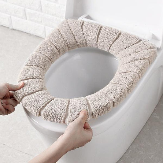 1458 Winter Comfortable Soft Toilet Seat Mat Cover Pad Cushion Plush - Zidbik