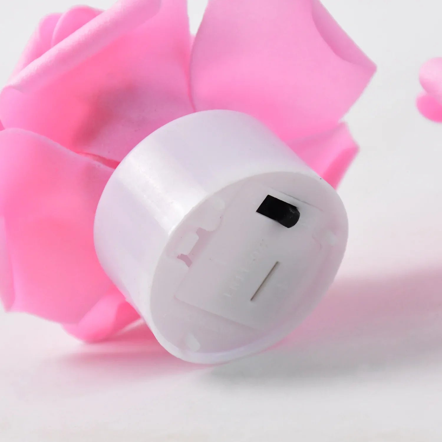 Rose Flower Shaped Led Flickering Tealight Candles (2 Pc) - Zidbik