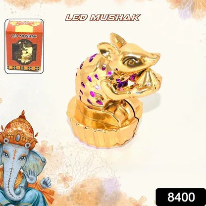 Multicolour Led Mushak Led Mooshak For Ganpati Decorations (1 Pc) - Zidbik