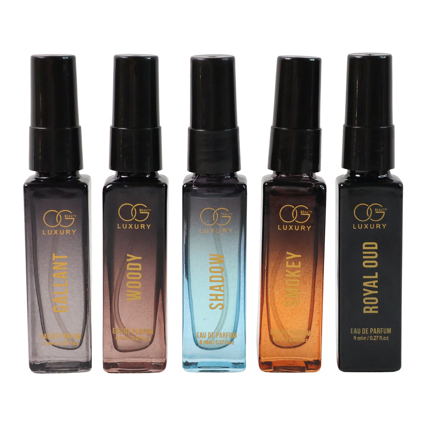 Og Beauty Luxury Perfume Combo Pack (8 Ml  5 Pc) - Zidbik