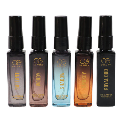 Og Beauty Luxury Perfume Combo Pack (8 Ml  5 Pc) - Zidbik