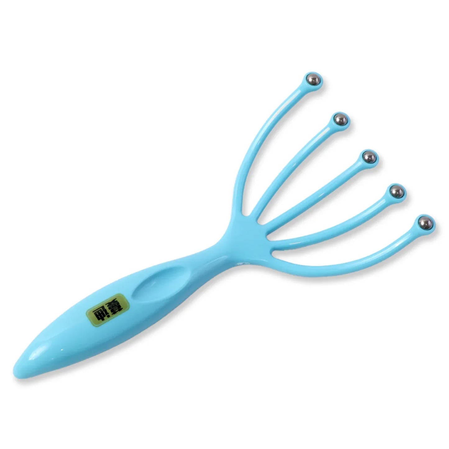 Handheld Five-finger Head Massager With Rolling Ball Tips (1 Pc) - Zidbik