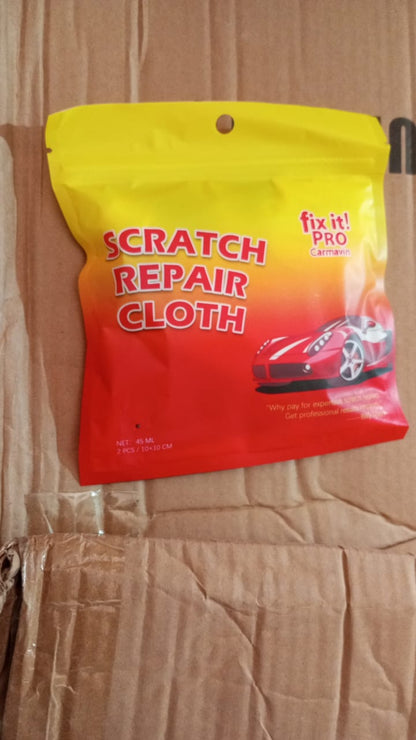 8527 Nano Magic Car Scratch Remover Cloth Multipurpose Scratch Repair Cloth Cloth For Car Paint Scratch Repair Easy To Repair Slight Scratches On The Surface Polishing Repeatable Use For All Kinds Of Car (45 Ml Repair Solution 2 Gloves 2 Nano Cloth) - Zidbik