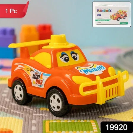 Funwoods Friction-powered Cartoon Racing Car Toy - (1 Pc) - Zidbik