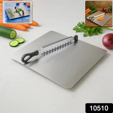 Supermom Stainless Steel Multifunctional Cut Chop Vegetable Slicer Tool (1 Pc) - Zidbik