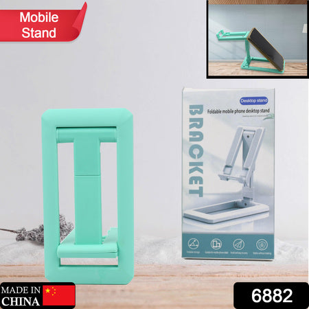 6882 Mobile Phone Stand Mobile Phone Holder Table Adjustable Angle Height Foldable Non-slip Sturdy Mobile Phone Holder Desktop Phone Holder For All Smartphones - Zidbik