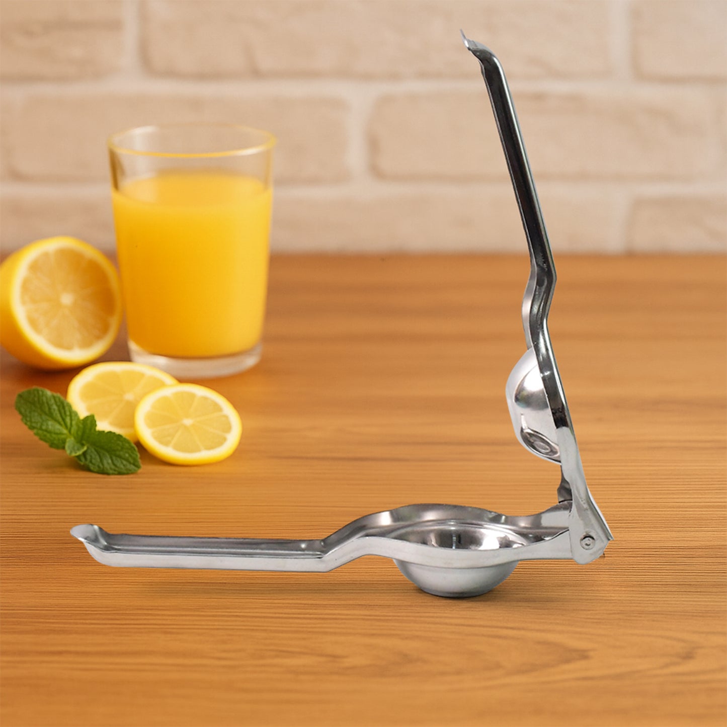 Supermom 2-in-1 Heavy Duty Stainless Steel Lemon Squeezer With Built-in Bottle Opener - Zidbik