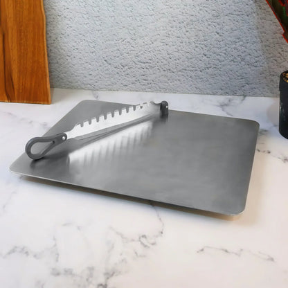 Supermom Stainless Steel Multifunctional Cut Chop Vegetable Slicer Tool (1 Pc) - Zidbik