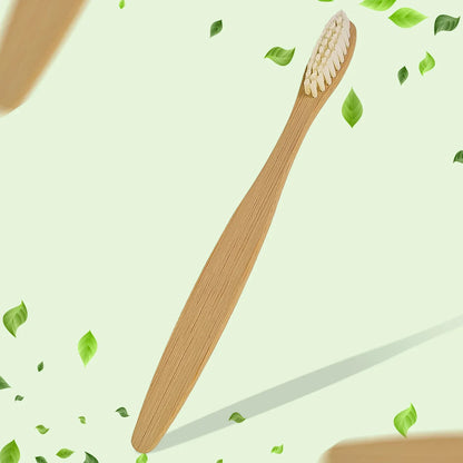 Wooden Bamboo Brush Toothbrush Ultra Soft Bristles (1 Pc) - Zidbik